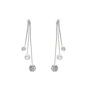 Cascade Crystal Drop Earrings