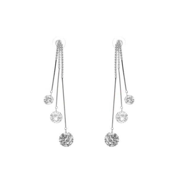 Cascade Crystal Drop Earrings
