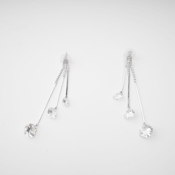 Cascade Crystal Drop Earrings