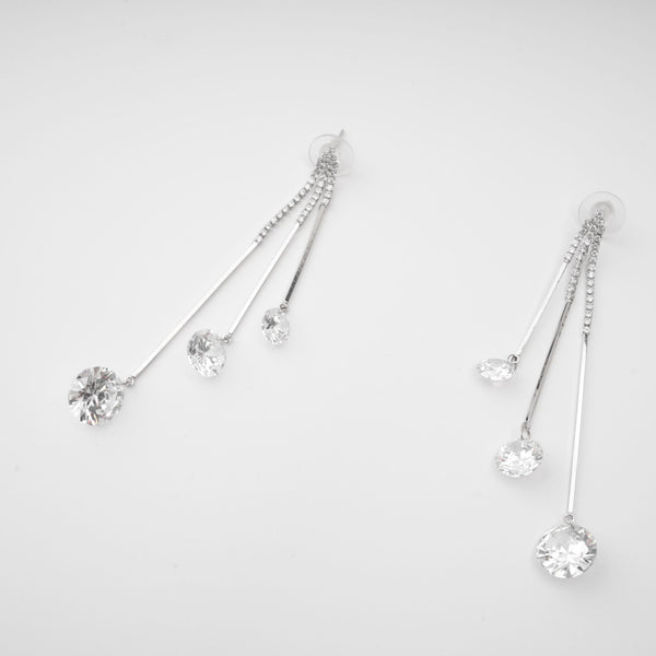 Cascade Crystal Drop Earrings