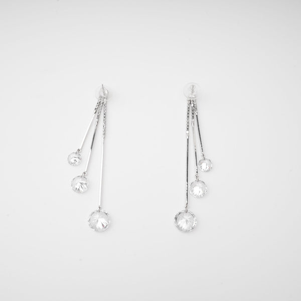 Cascade Crystal Drop Earrings