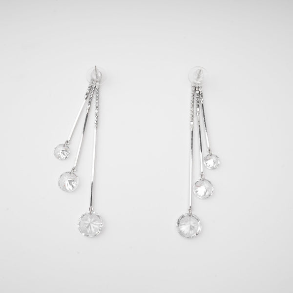 Cascade Crystal Drop Earrings