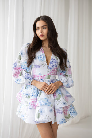 Amalia Flounce Dress
