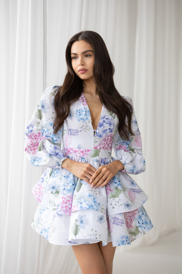 Amalia Flounce Dress