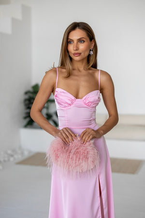 Léa Corset Slip Dress – Pink
