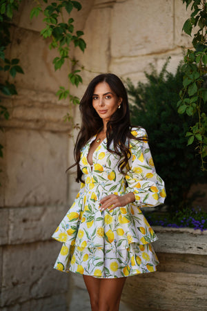 Amalia Flounce Dress