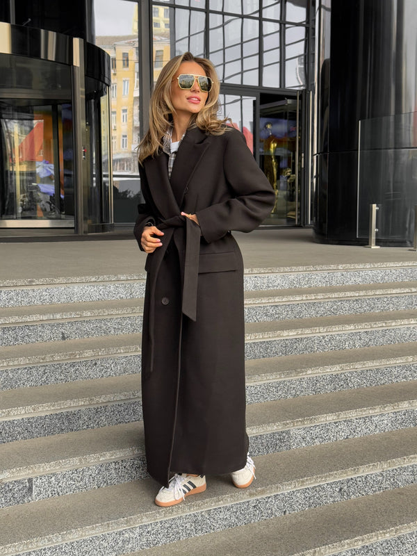 Solange Belted Longline Coat