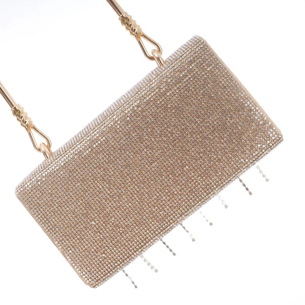 Crystal Fringe Evening Bag