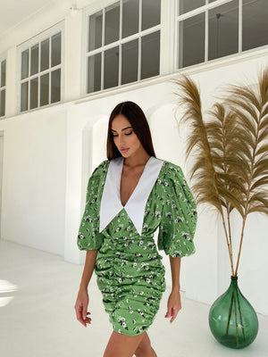 Bernadette Ruched Mini Dress