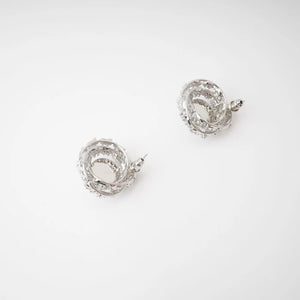 Crystal Halo Pearl Earrings