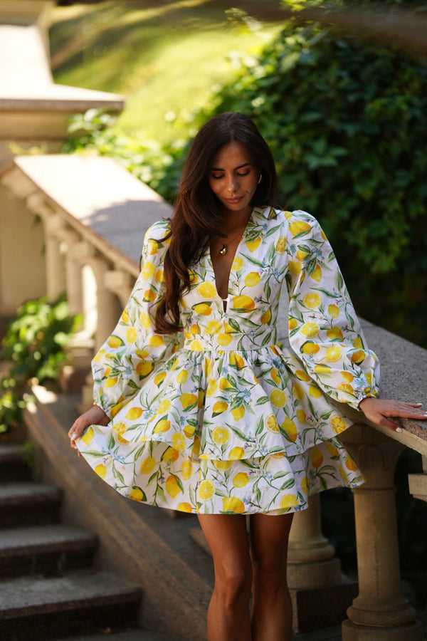 Amalia Flounce Dress