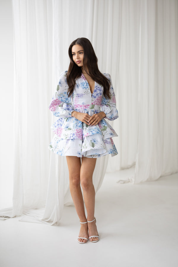 Amalia Flounce Dress