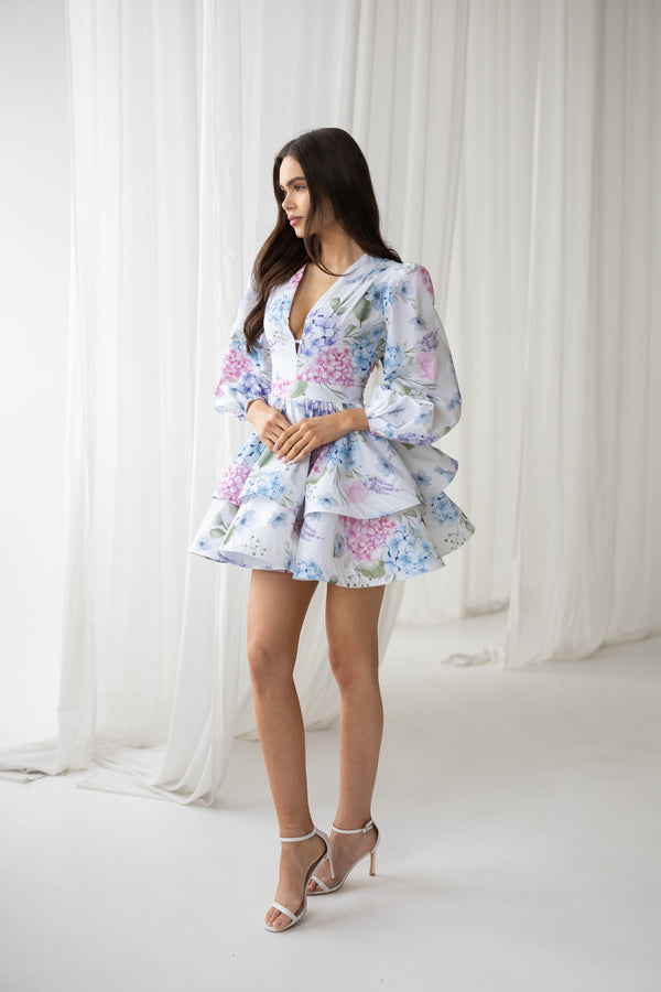 Amalia Flounce Dress