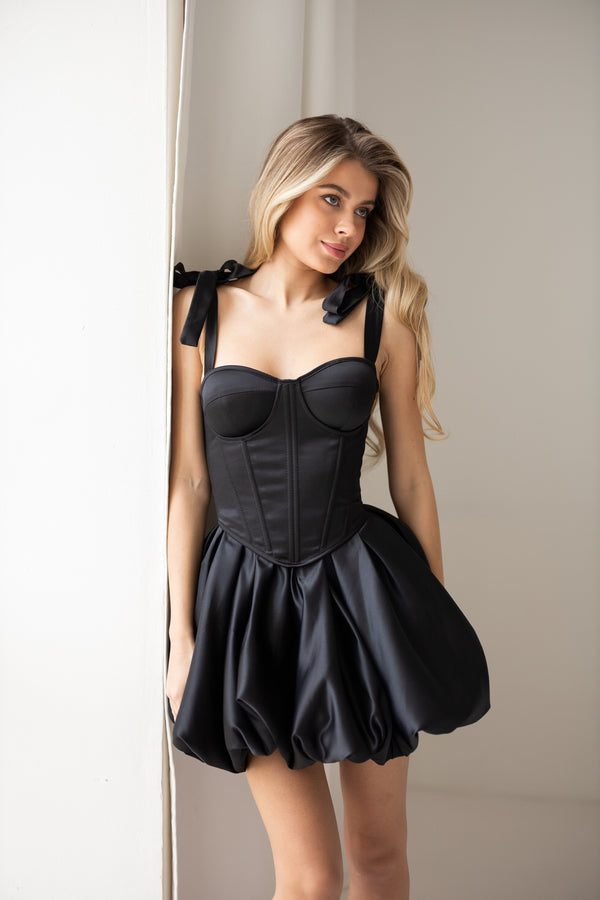 Justine Corset Top & Puffball Skirt Set