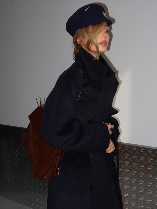 Solange Belted Longline Coat