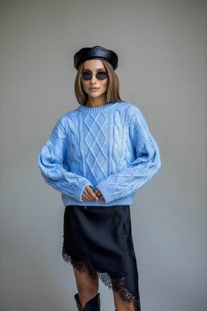 Iris Cable Knit Sweater