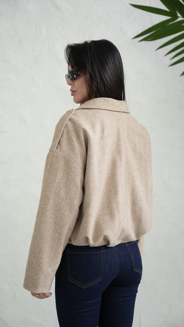 Romane Oversized Shirt Jacket
