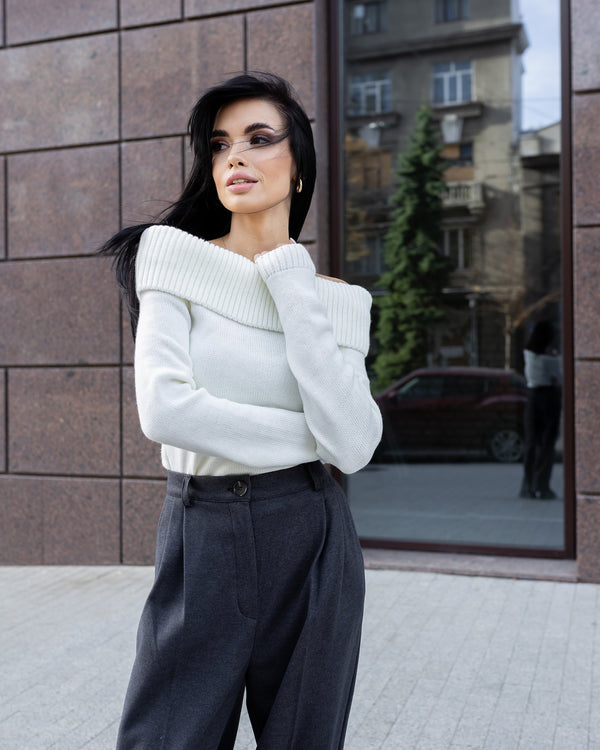 Céline Knit Top & Wide-Leg Set