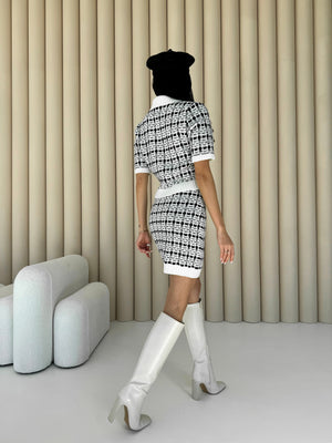 Brigitte Tweed Jacket & Skirt Set