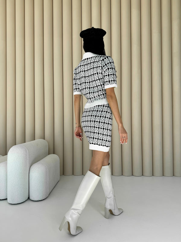 Brigitte Tweed Jacket & Skirt Set