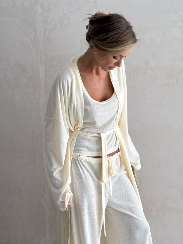 Sylvine Knit Three-Piece Set