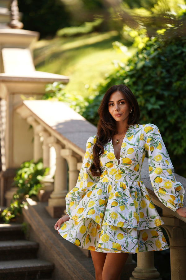Amalia Flounce Dress