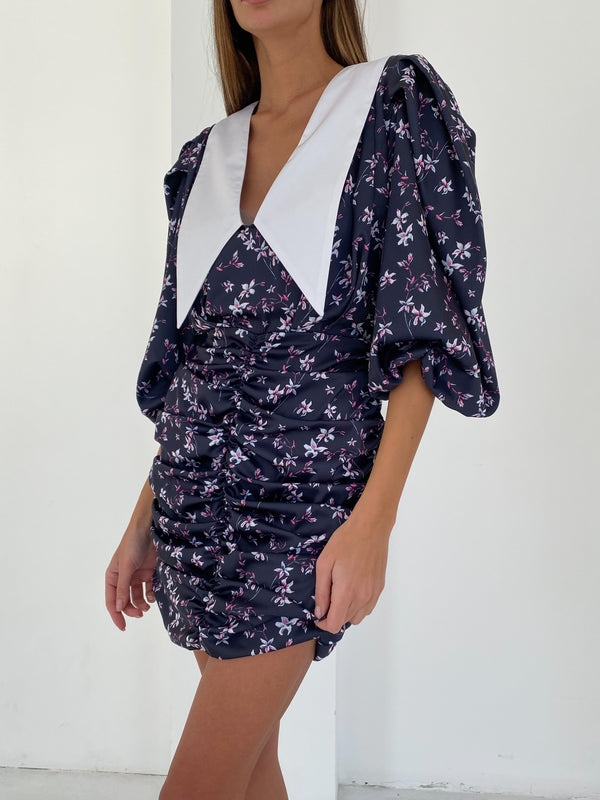 Bernadette Ruched Mini Dress