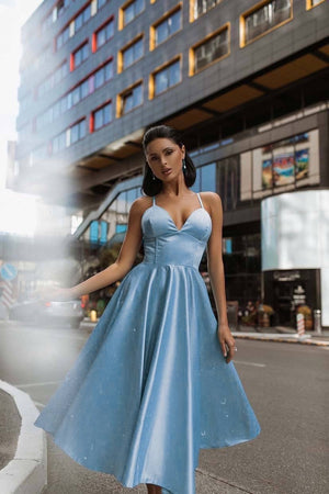 Prudence Satin Halter Maxi Dress