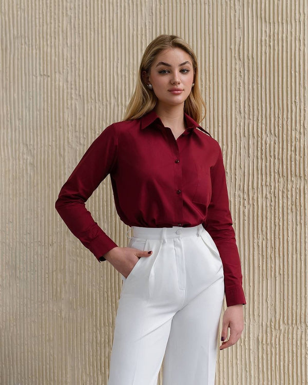 Camélia Satin Shirt