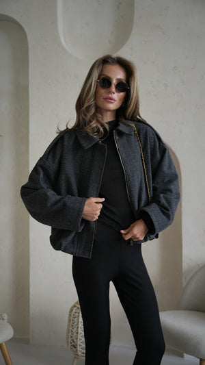 Romane Oversized Shirt Jacket