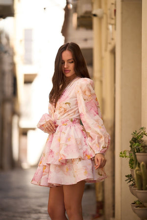 Amalia Flounce Dress