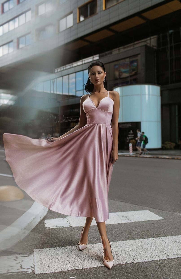 Prudence Satin Halter Maxi Dress