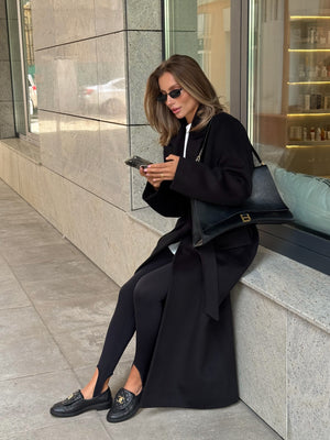Solange Belted Longline Coat