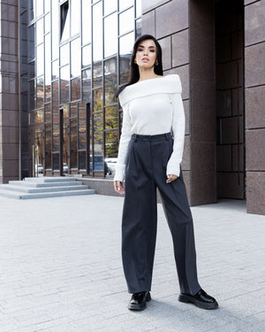 Céline Knit Top & Wide-Leg Set