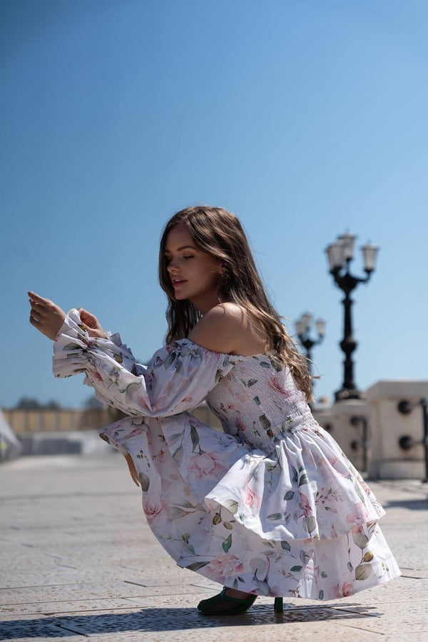 Fleurine Ruffle Dress