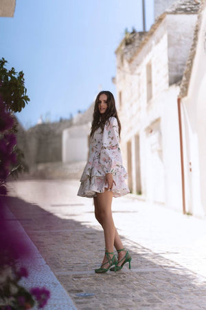 Amalia Flounce Dress