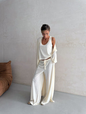 Sylvine Knit Three-Piece Set