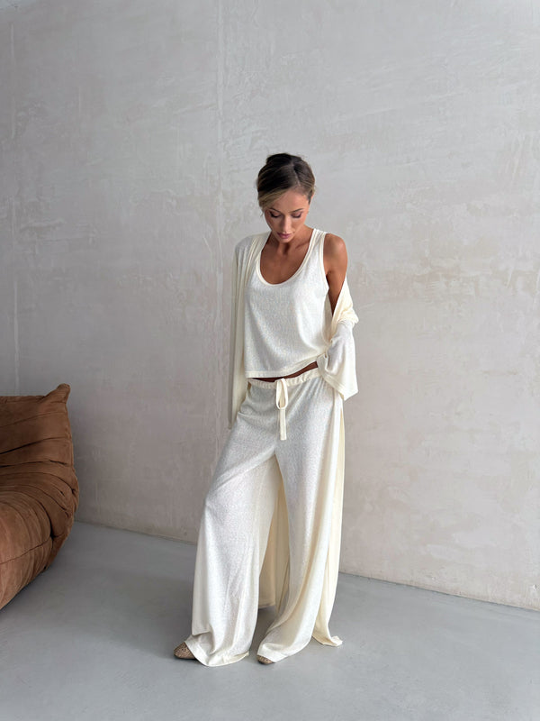 Sylvine Knit Three-Piece Set