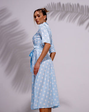 Aurore Wrap Midi Dress