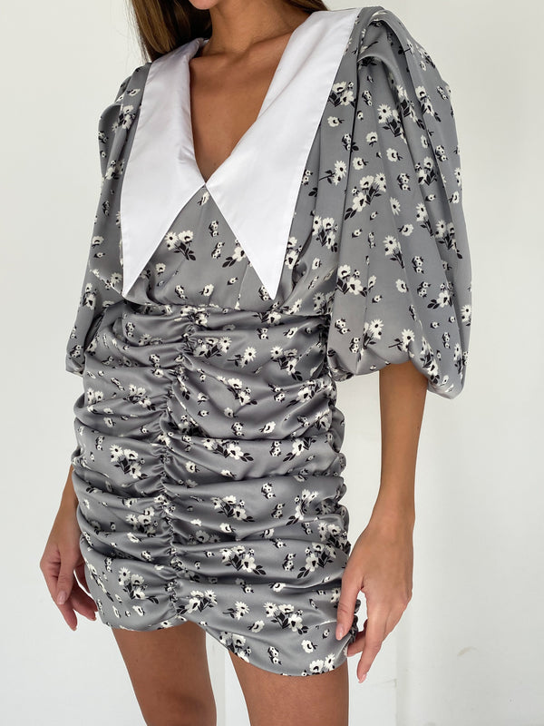 Bernadette Ruched Mini Dress