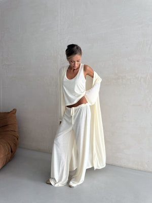 Sylvine Knit Three-Piece Set