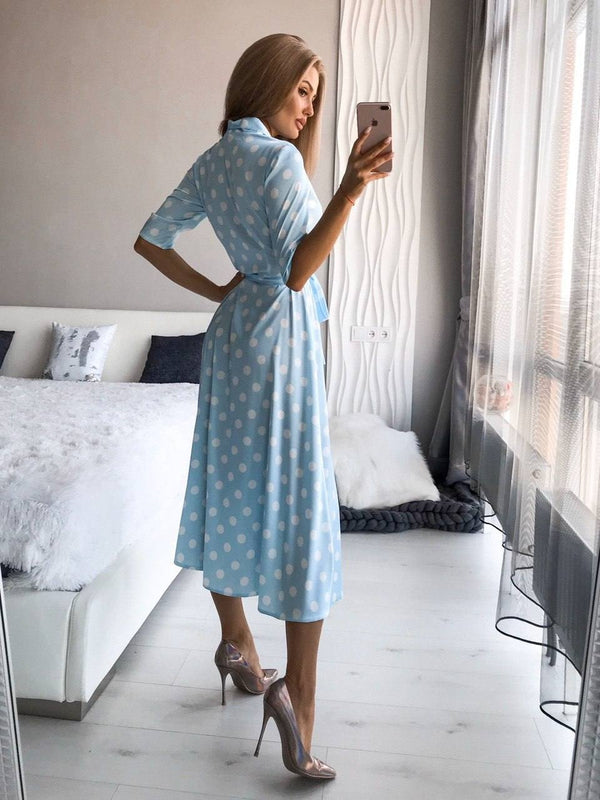 Aurore Wrap Midi Dress