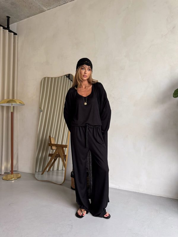 Sylvine Knit Three-Piece Set