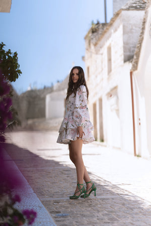 Amalia Flounce Dress