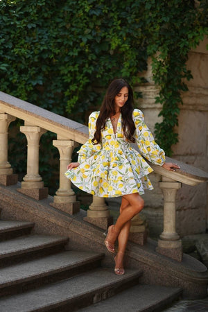 Amalia Flounce Dress