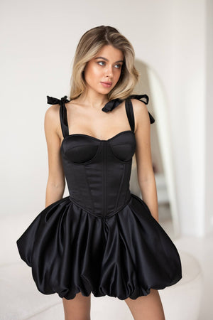 Justine Corset Top & Puffball Skirt Set