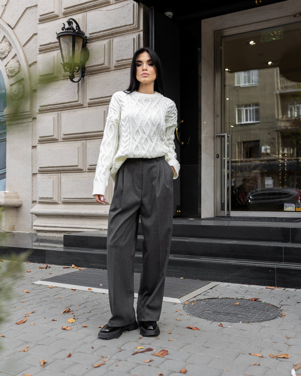 Céline Knit Top & Wide-Leg Set