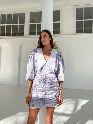 Bernadette Ruched Mini Dress