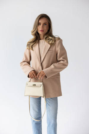 Adrienne Oversized Blazer – Beige