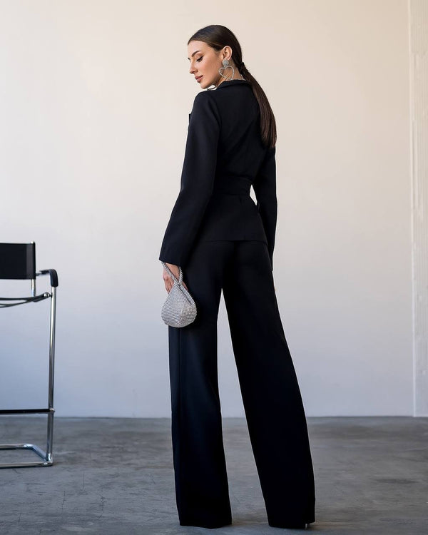 Eugénie Belted Blazer & Trouser Suit